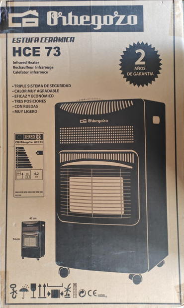Orbegozo Infrarot Heizofen HCE 73, Gasheizer