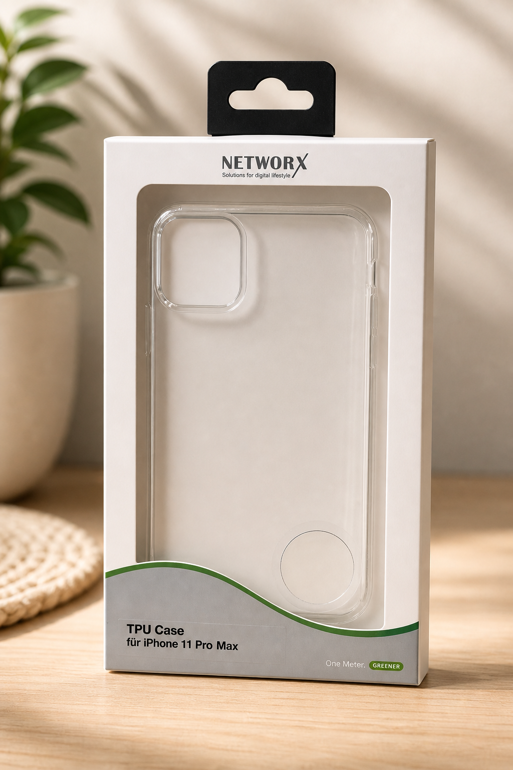 Networx TPU Case iPhone 11 Pro Max Schutzhülle Transparent Handyhülle Stoß A7