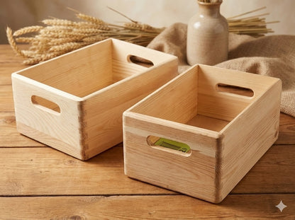 Kesper 2er Set Stapelboxen 30×19×13 cm | Aufbewahrungsbox