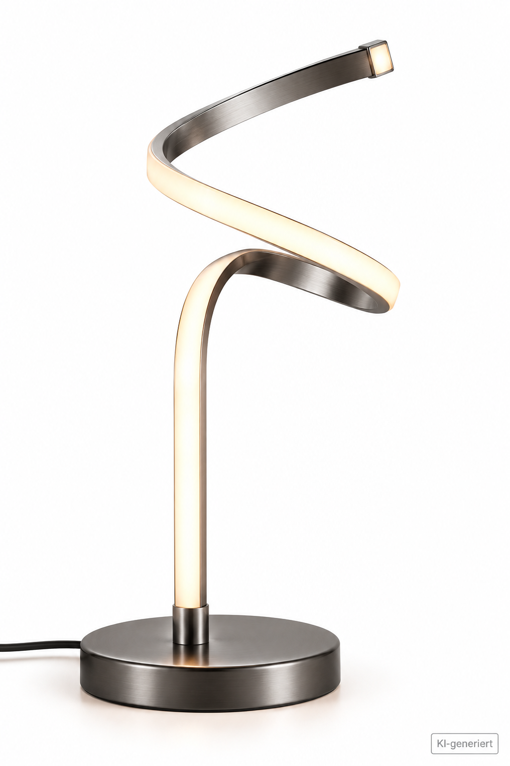 CASZON LED Design Tischleuchte 3,8W Warmweiß Dimmbar Spirale Tischlampe HA33