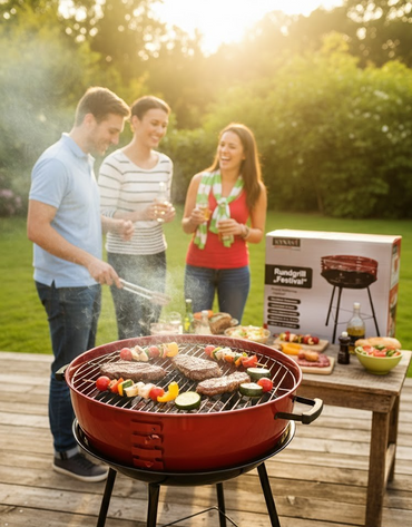 Kynast Exclusiv Rundgrill Festival Holzkohlegrill Grill Garten BBQ