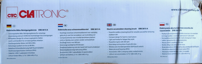 Clatronic ERB 3815 A elektrische Reinigungsbürste Akku 8 Aufsätze
