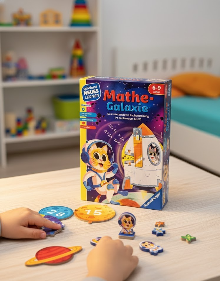 Ravensburger Mathe-Galaxie Kinderspiel Lernspiel ab 6 Jahre Spiel