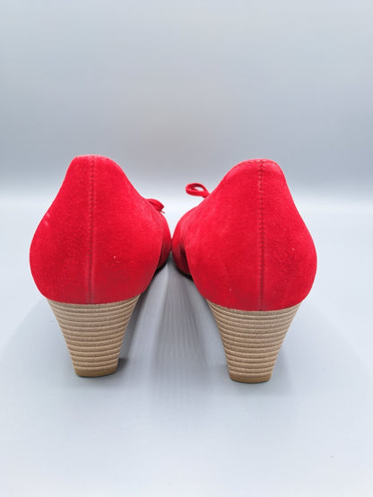 Gabor Damenschuhe, Rot, Elegant, Größe 42