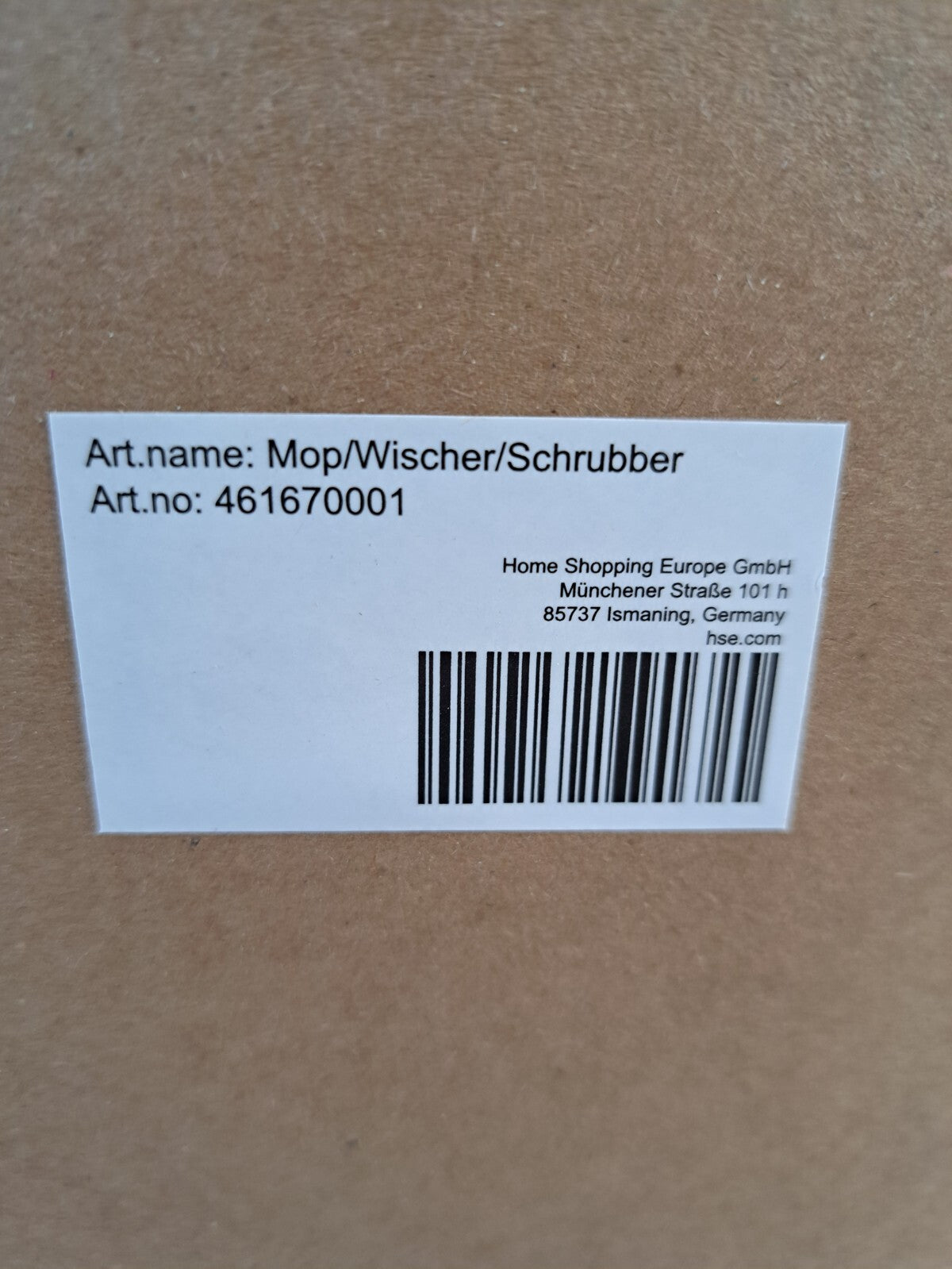 HSE Wischer Set Wischmop Schrubber Bodenwischer Eimer Pedal Mikrofaser Grau HA28