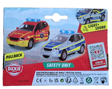 Dickie Toys - Safety Unit Einsatzfahrzeug - 1:36 - 1 Stück