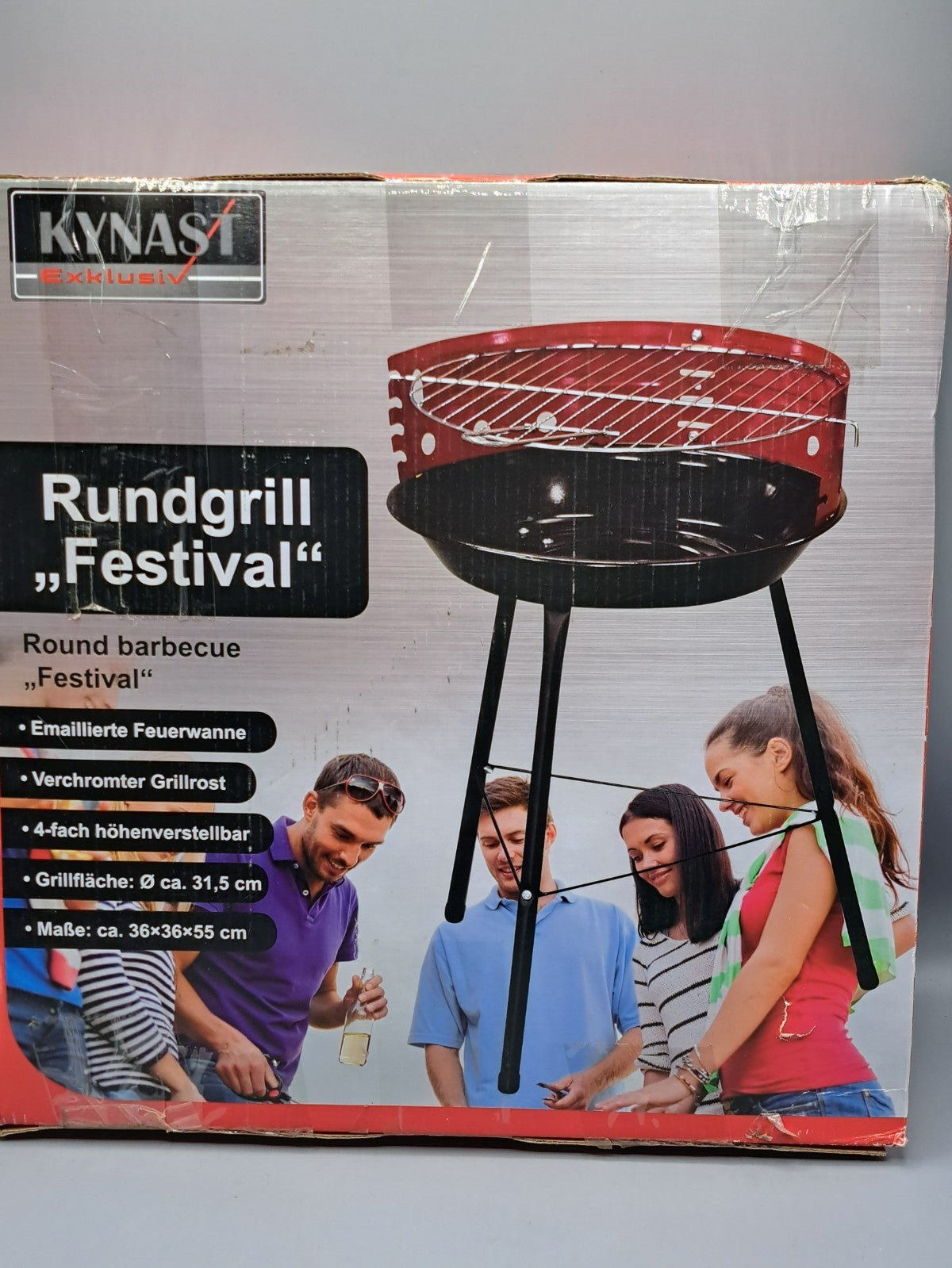 Kynast Exclusiv Rundgrill Festival Holzkohlegrill Grill Garten BBQ
