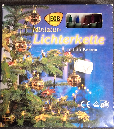 EGB Miniatur-Lichterkette, 35 Kerzen