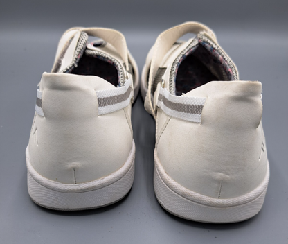 Freyling Damen Sneaker Weiß Gr. 38 Klettverschluss Halbschuhe