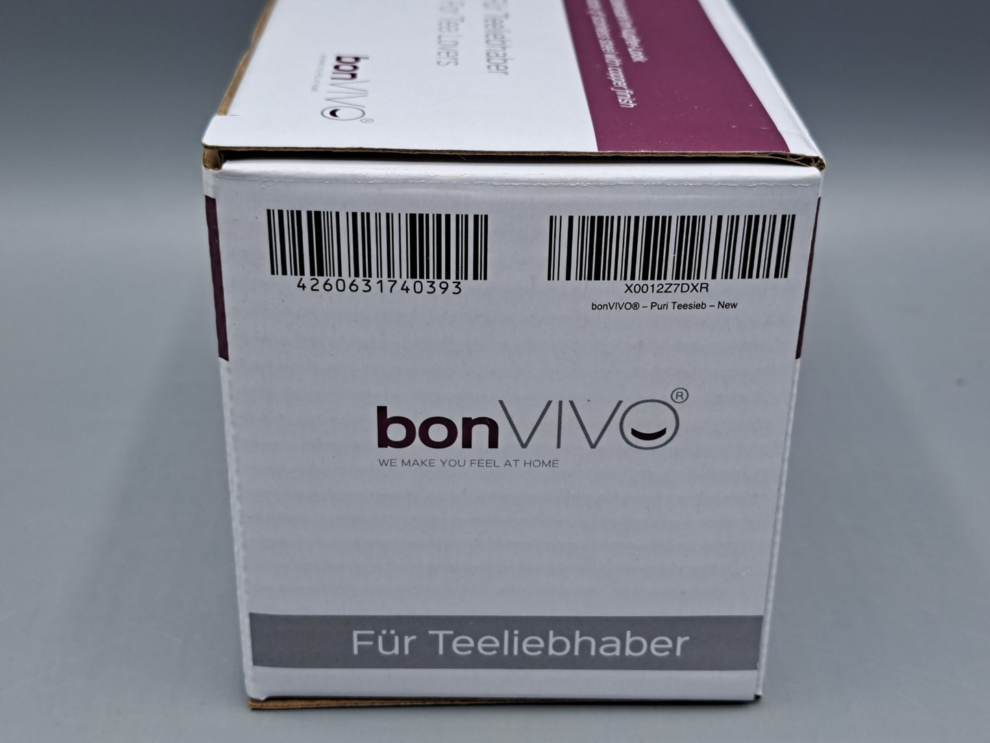 BonVivo Puri, Teesieb aus Edelstahl im Kupfer-Look