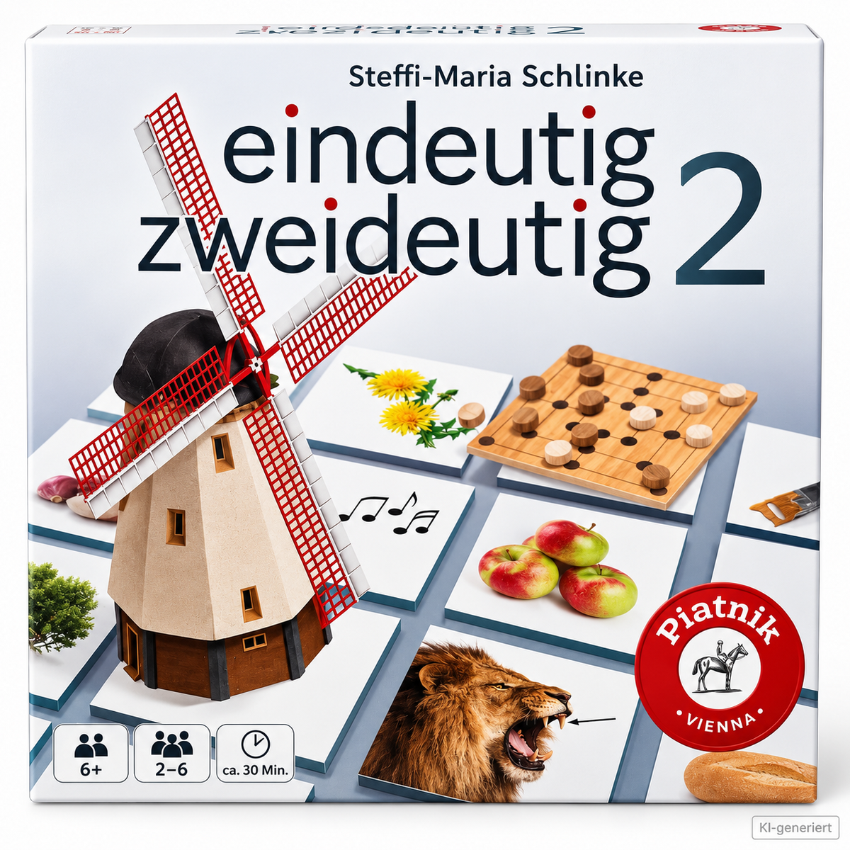 Piatnik Eindeutig Zweideutig 2 Memospiel Gesellschaftsspiel 2-6 Spieler ab 8 D5