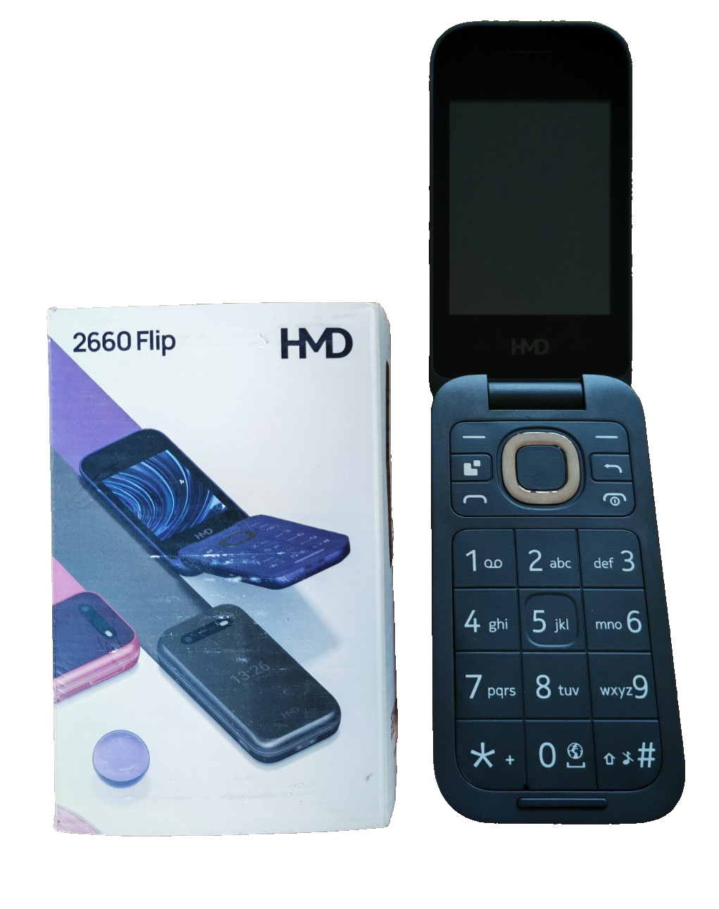HMD 2660 Flip Klapphandy 4G Seniorenhandy Bluetooth Dual SIM Kamera LTE Schwarz