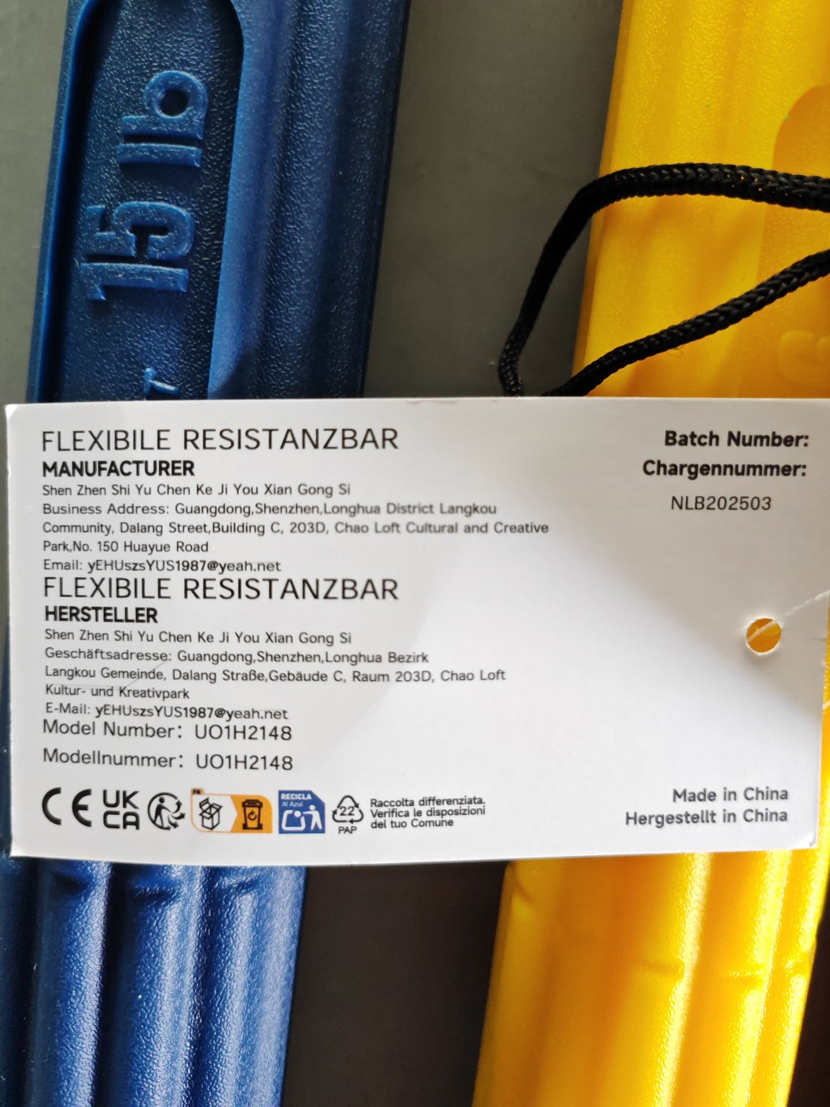 FitBeast Flex Therapy Bar Tennisarm Therapie Griffkraft Training Fitness E