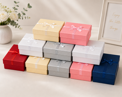 Kurtzy Schmuck Geschenkbox 12er Set Ringbox Ohrringbox Halsketten Box Schmuck E6