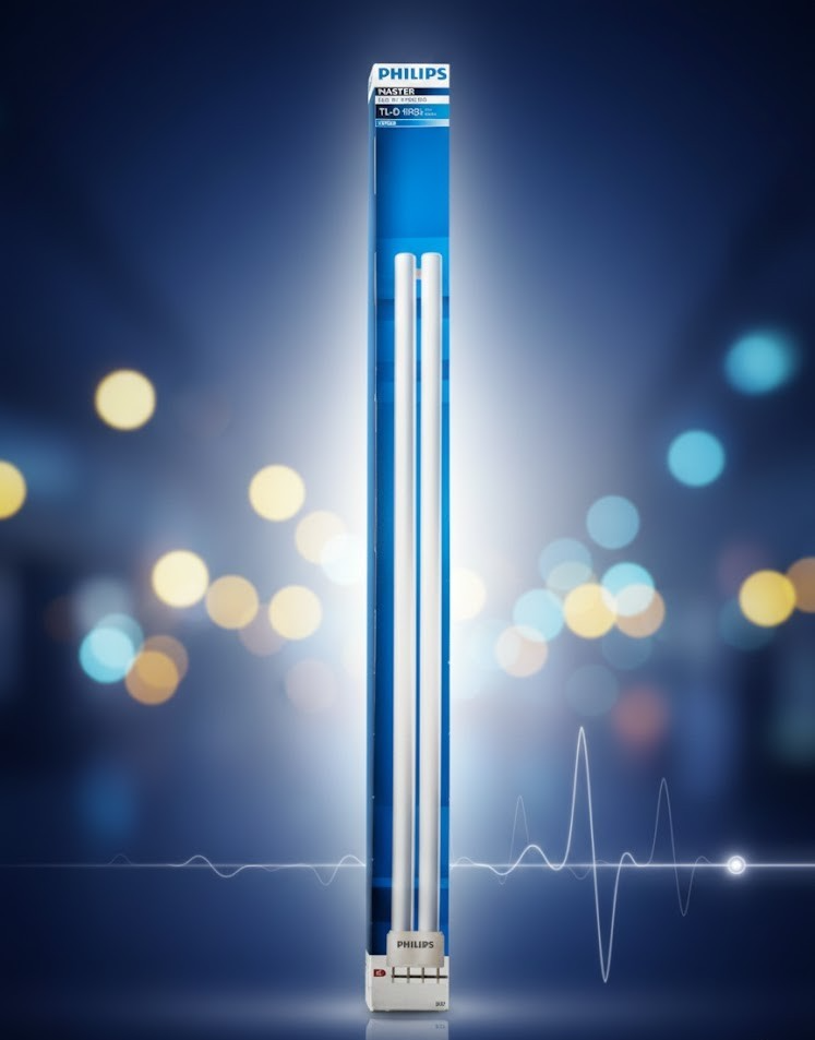 Philips Master PL-L 4P 55W/830 4700 Lumen Kompaktleuchtstofflampe