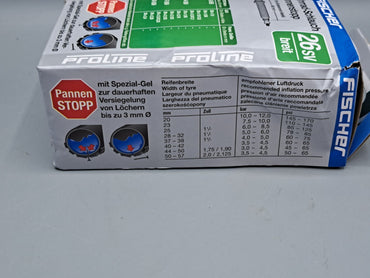 Fischer Fahrradschlauch Pannenstopp 26 sv breit