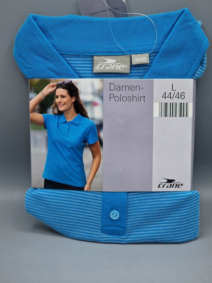 Crane Damen-Poloshirt, Größe L (44/46)