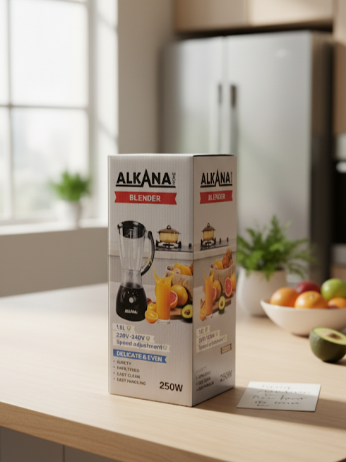 Alkana Home Blender Standmixer 1,8L 250W Smoothie Mixer Küchenmixer Küche