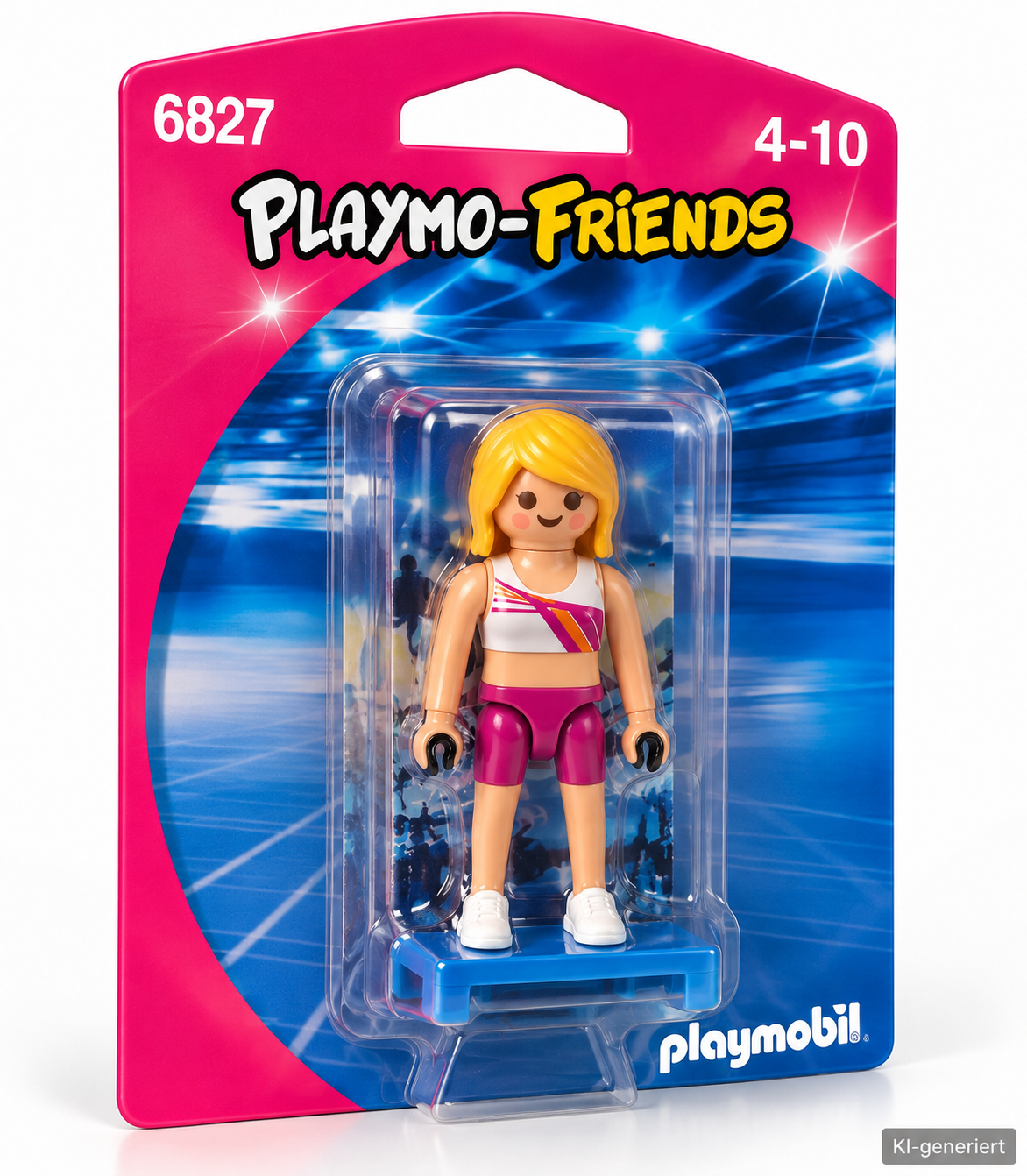 PLAYMOBIL 6827 Playmo-Friends Sportlerin Fitness Figur mit Stepper