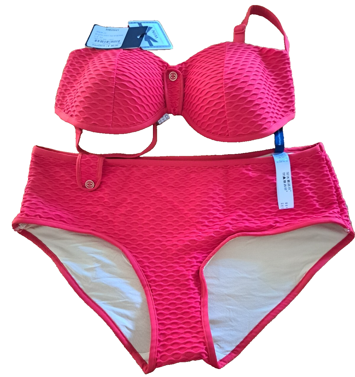 Prima Donna Brigitte Bikini Damen Gr.40 Cup 70D Pink Luxus Bademode