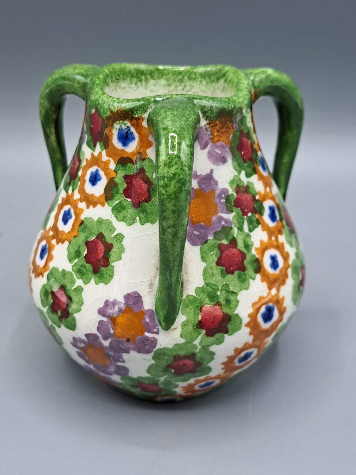 Keramik Vase, Höhe 8 cm, Kunst, Antiquität