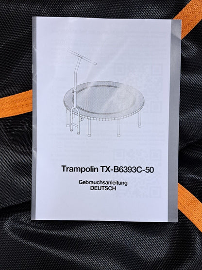 Schmidt Sportsworld Fitnesstrampolin TX-B63993C-50 Schwarz Orange