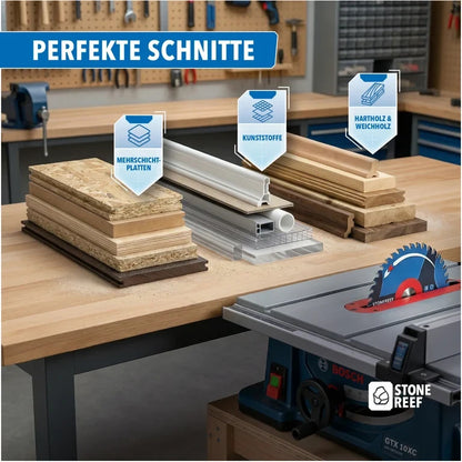 STONE REEF Kreissägeblatt 305x30mm 100 Zähne HM Holz Alu Kunststoff Kappsäge
