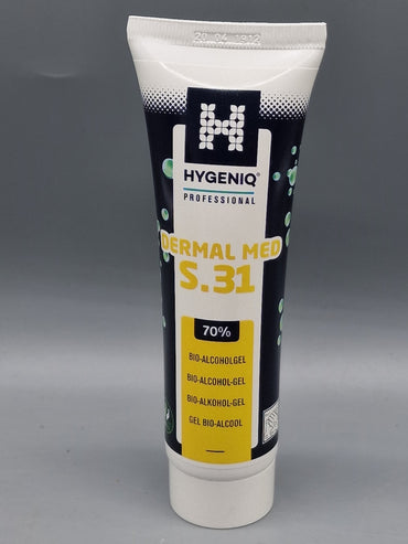 HYGENIQ , 90ml DERMAL MED S.31 70% Bio Alkohol Handgel Desinfektionsgel