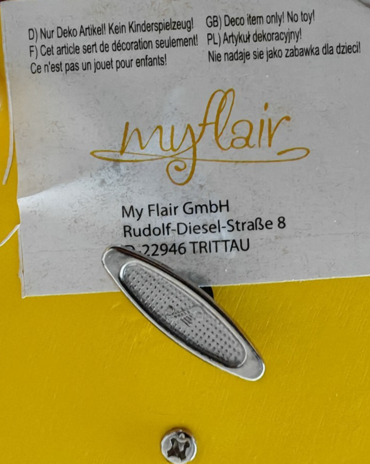 My Flair Spieluhr Osterhasen Wippe Holz Melodie Osterdeko 12 cm B2