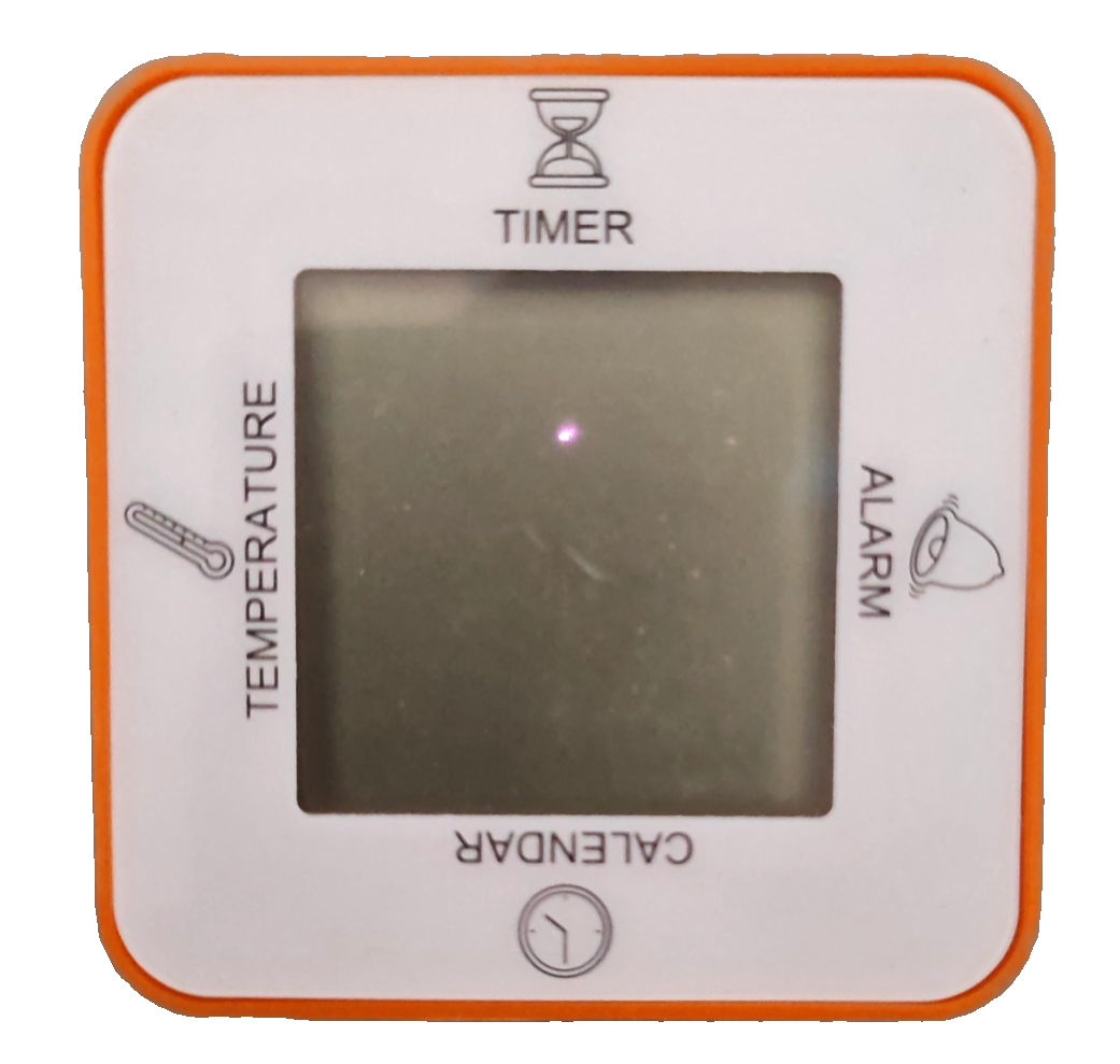 4in1 Digitaler Würfelwecker LED Uhr Temperatur Timer Kalender Snooze A6