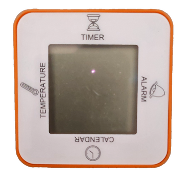 4in1 Digitaler Würfelwecker LED Uhr Temperatur Timer Kalender Snooze A6