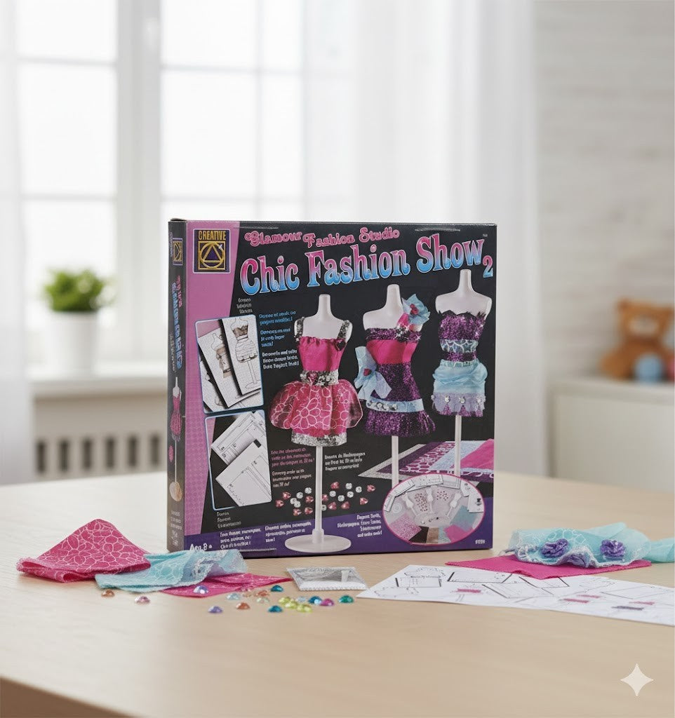 Creative Chic Fashion Show 2 Bastelset Entwerfe deine Puppenkleider