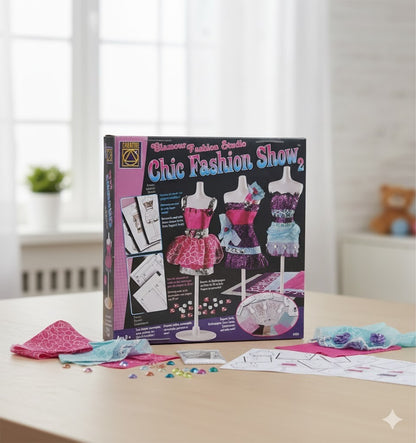 Creative Chic Fashion Show 2 Bastelset Entwerfe deine Puppenkleider