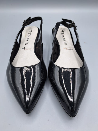 Tamaris Pumps Gr. 36 Schwarz – Elegant & bequem mit Anti-Shokk Absatz