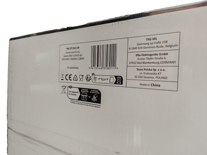 Kalorik TKG OT 2011 SR Minibackofen 19L Grill Backofen Timer 1280W Silber E6