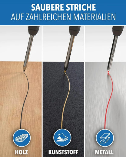 STONEREEF Tieflochmarker SR-1061 2,8mm 6 Ersatzminen Anspitzer Bohrlöcher
