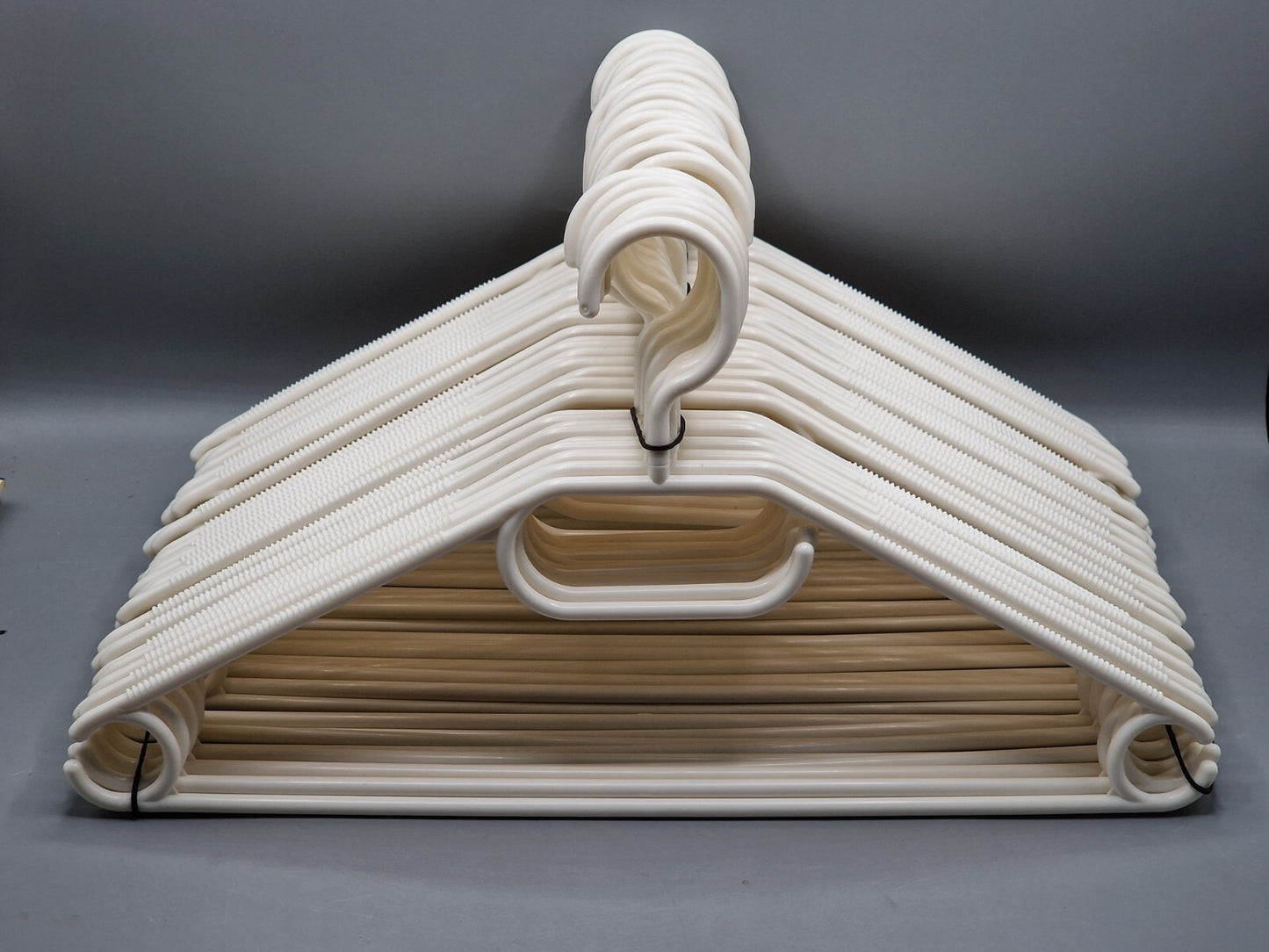 Kleiderbügel 50er Pack, 22x41x0,8, Weiss, Polypropylen