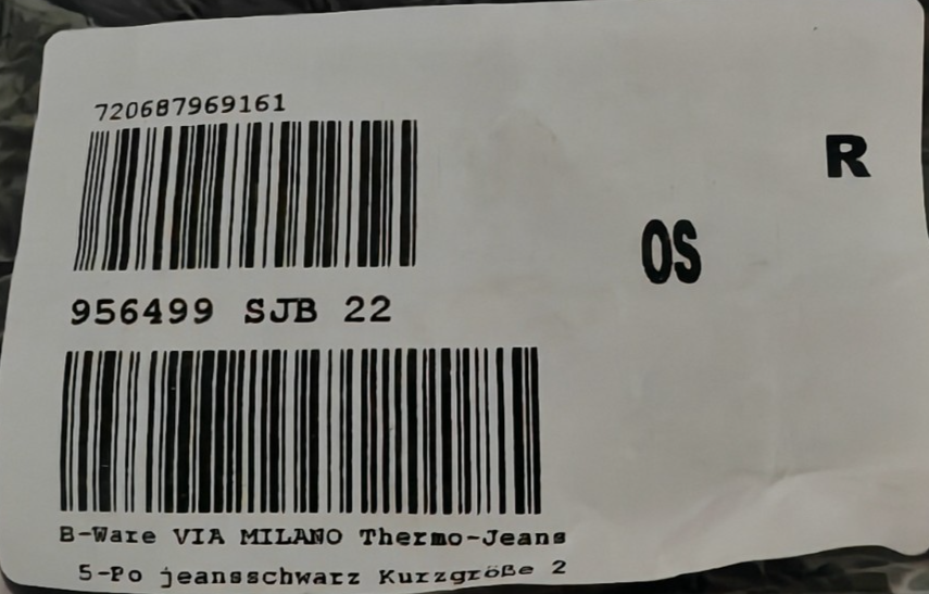 VIA MILANO Thermo Jeans Damen Gr. 22 Kurz Schwarz 5-Pocket Winterjeans Hose D3