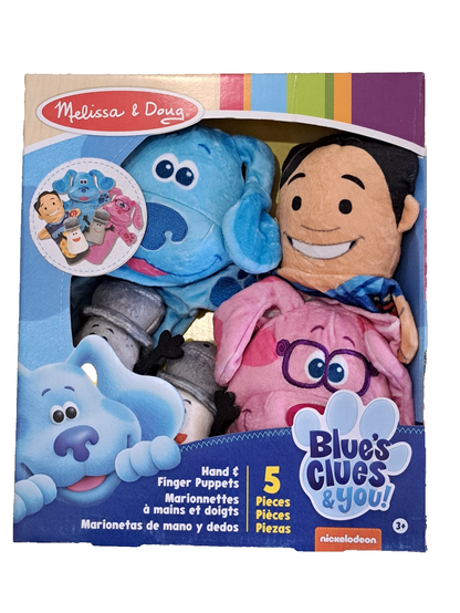 Melissa & Doug Blue's Clues & You Handpuppen Fingerpuppen 5-tlg. 33013 D5