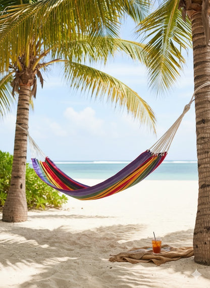 Kronenburg Mehrpersonenhängematte 210 x 150 cm, Belastbarkeit bis 300 kg