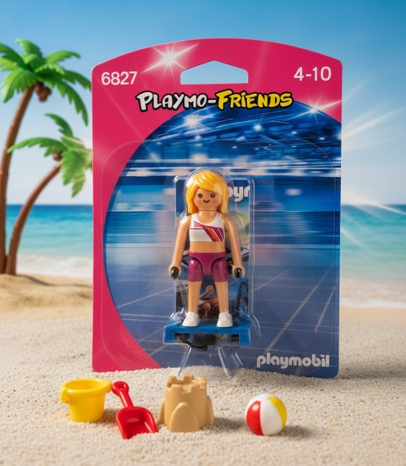 PLAYMOBIL 6827 Playmo-Friends Sportlerin Fitness Figur mit Stepper