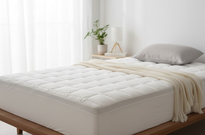 GOLDWOLKE Premium Topper & Unterbett Chinchilla Wendbar 90x200 cm