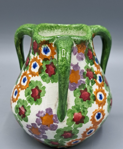 Keramik Vase 8cm Kunst Antiquität Vintage Deko Sammlerobjekt Retro