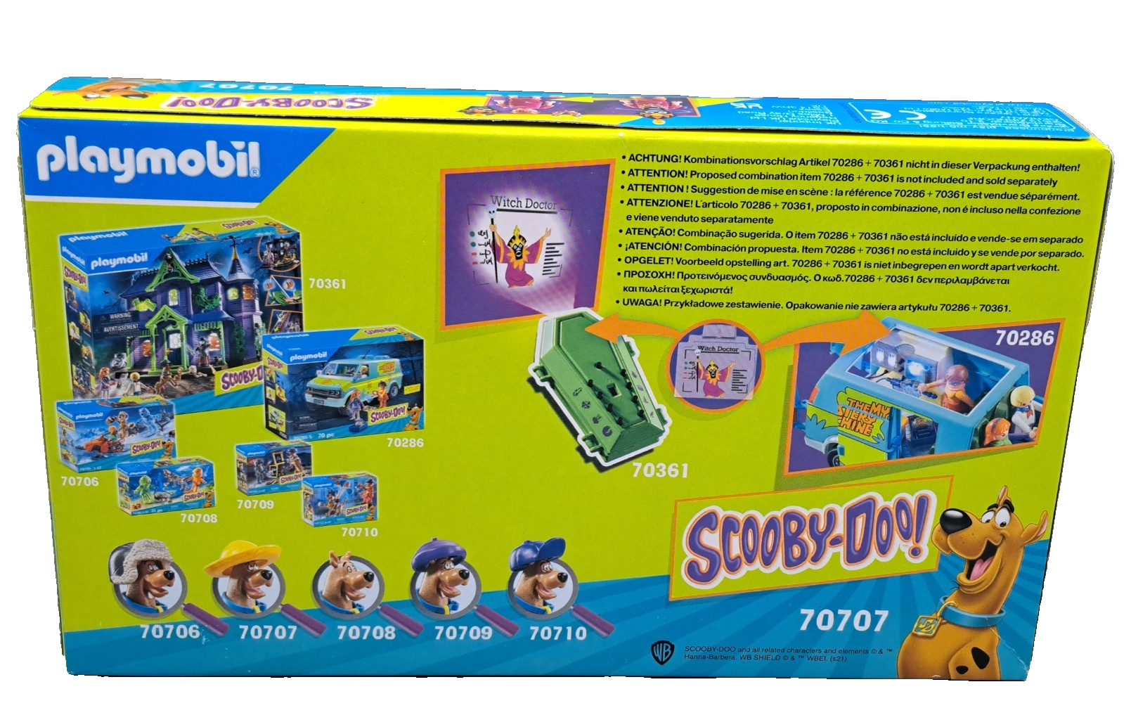 Playmobil Scooby-Doo 70707 Spielset 46-tlg ab 5 Jahre Neu OVP