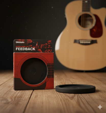 D'Addario PW-SH-01 Screeching Halt Schallloch Einsatz Feedback Buster 10cm D8