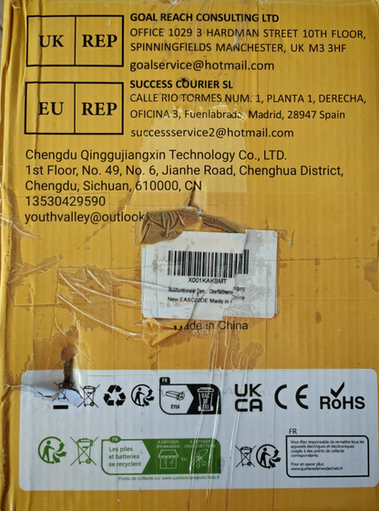 Handdampfreiniger 110°C Dampfreiniger 10 Aufsätze 5m Kabel 650ml Reiniger C-05