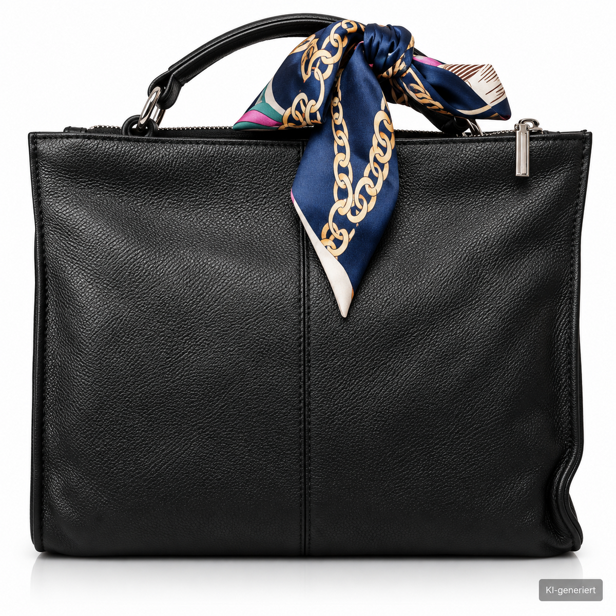 Desiderius Alivia Damen Ledertasche Schwarz Handtasche Cow Leather Goat Suede H3