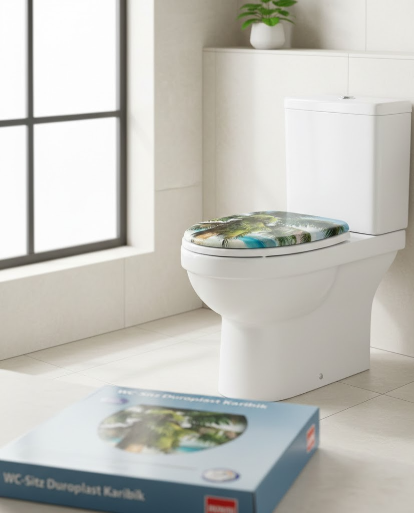 Sanitary GmbH WC-Sitz Duroplast Karibik Toilettensitz Klodeckel