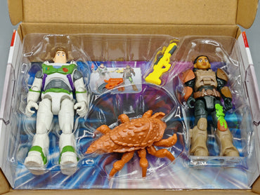 Buzz Lightyear HHY15 Space Ranger Set 2 Figuren 13cm Käfer & Zubehör ab 4 J.