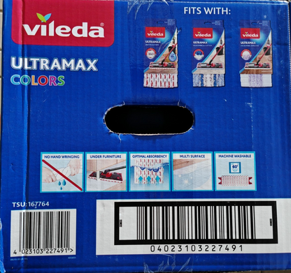 Vileda UltraMax Colors Wischsystem Komplettset Wischer Eimer Presse Limited HA18